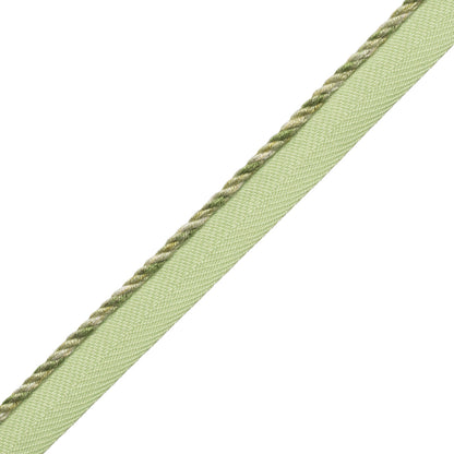 1/8" Veronique Cord With Tape Trim by Samuel & Sons in Leaf