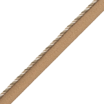 1/8" Veronique Cord With Tape Trim by Samuel & Sons in Linen