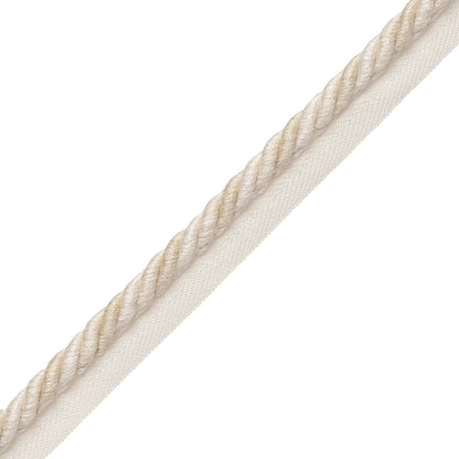 5/16" Veronique Cord With Tape Trim by Samuel & Sons in Pearl
