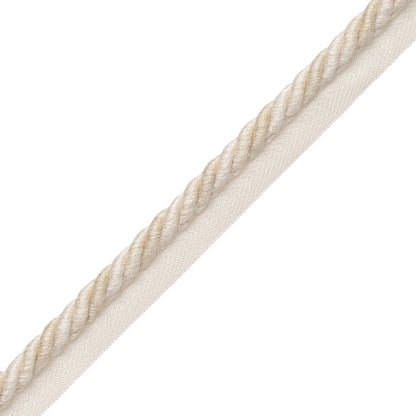 5/16" Veronique Cord With Tape Trim by Samuel & Sons in Pearl