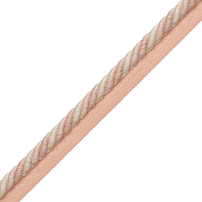5/16" Veronique Cord With Tape Trim by Samuel & Sons in Petal