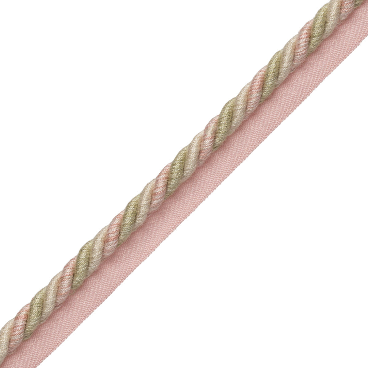 5/16" Veronique Cord With Tape Trim by Samuel & Sons in Blossom