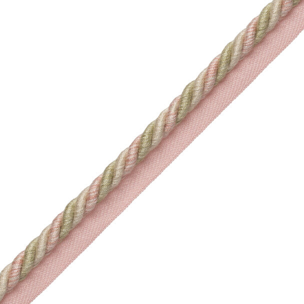 5/16" Veronique Cord With Tape Trim by Samuel & Sons in Blossom