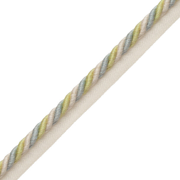 5/16" Veronique Cord With Tape Trim by Samuel & Sons in Meadow