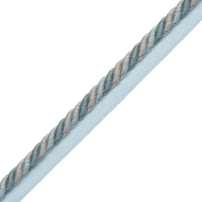 5/16" Veronique Cord With Tape Trim by Samuel & Sons in Porcelain