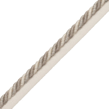 5/16" Veronique Cord With Tape Trim by Samuel & Sons in Limestone