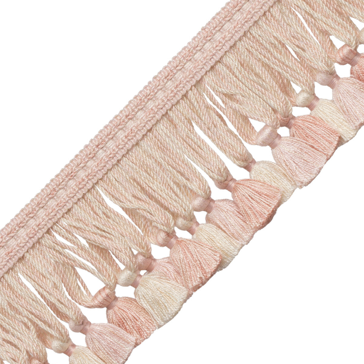 Veronique Tassel Fringe Trim by Samuel & Sons in Petal