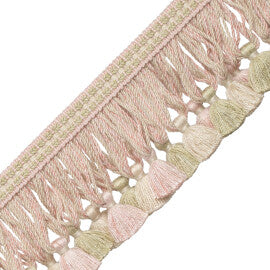 Veronique Tassel Fringe Trim by Samuel & Sons in Blossom