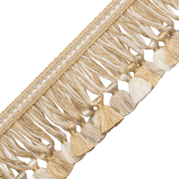 Veronique Tassel Fringe Trim by Samuel & Sons in Cornsilk