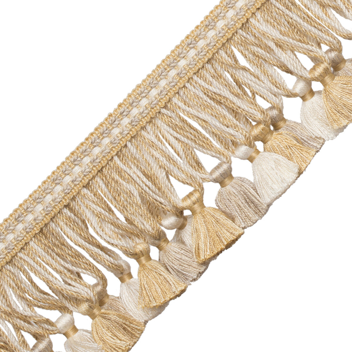Veronique Tassel Fringe Trim by Samuel & Sons in Cornsilk
