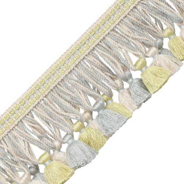 Veronique Tassel Fringe Trim by Samuel & Sons in Meadow