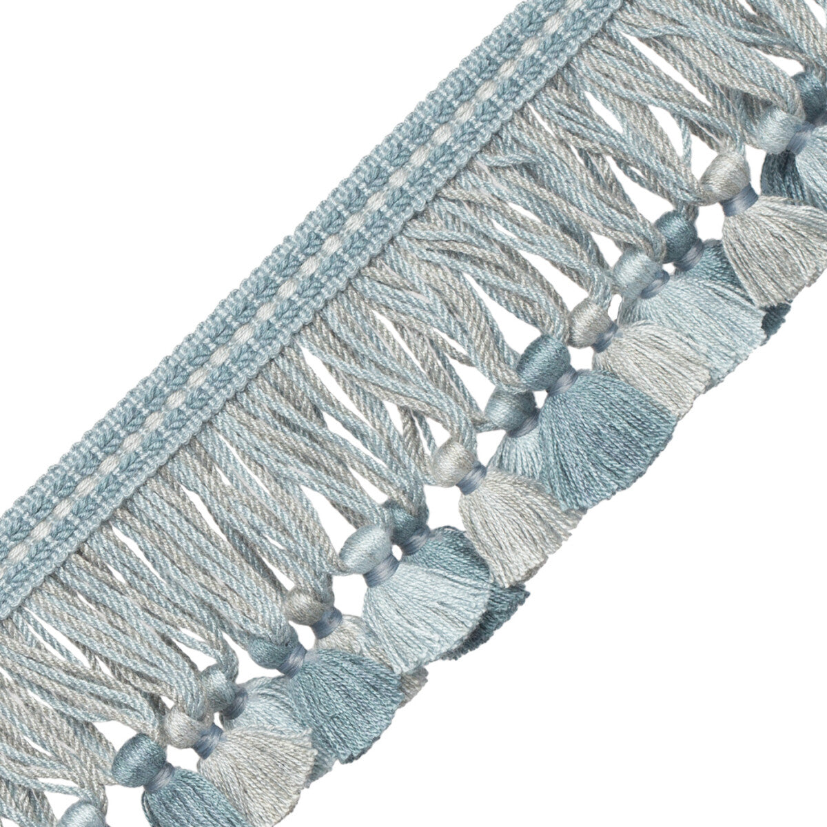 Veronique Tassel Fringe Trim by Samuel & Sons in Porcelain