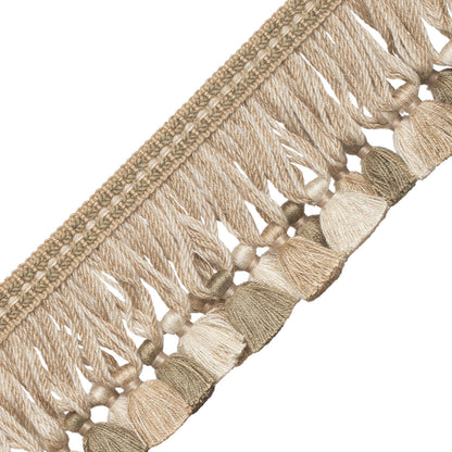 Veronique Tassel Fringe Trim by Samuel & Sons in Linen