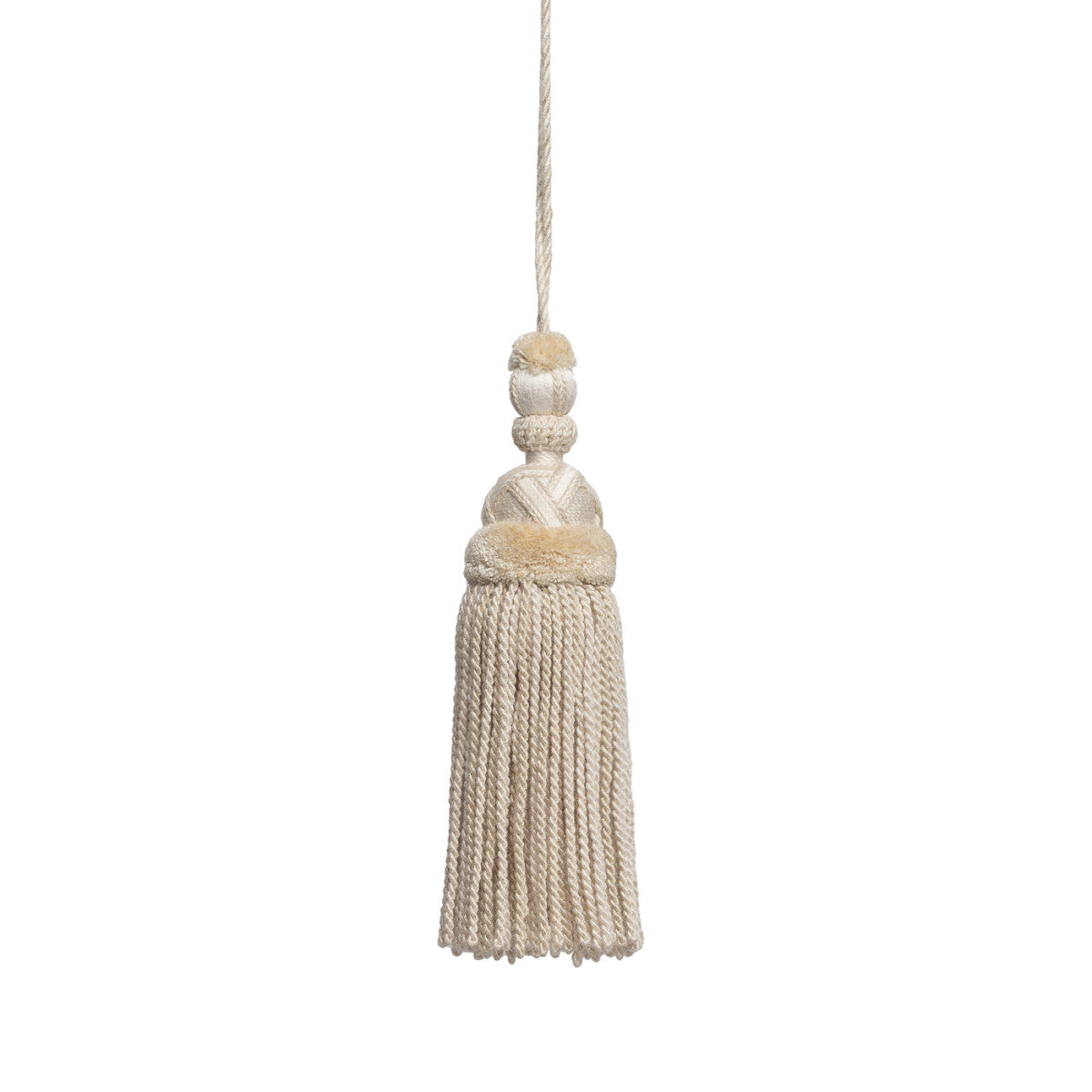Veronique Key Tassel by Samuel & Sons in Pearl