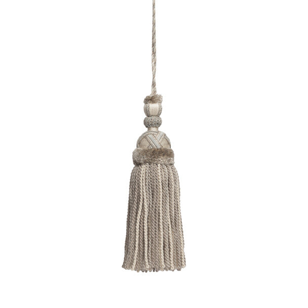 Veronique Key Tassel by Samuel & Sons in Limestone
