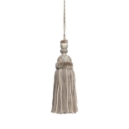 Veronique Key Tassel by Samuel & Sons in Limestone