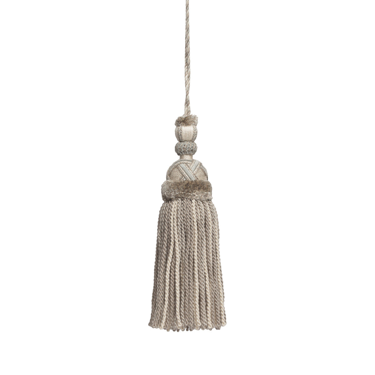 Veronique Key Tassel by Samuel & Sons in Limestone