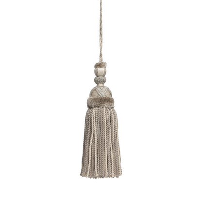 Veronique Key Tassel by Samuel & Sons in Limestone