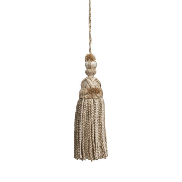 Veronique Key Tassel by Samuel & Sons in Linen