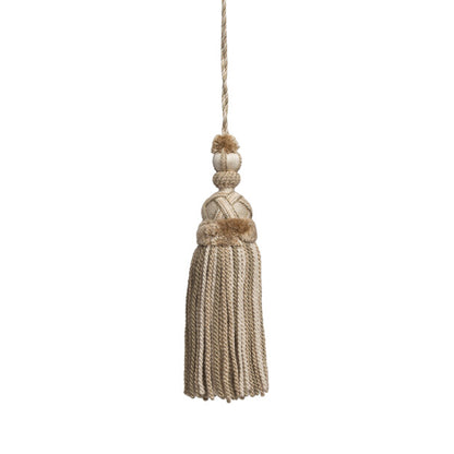 Veronique Key Tassel by Samuel & Sons in Linen