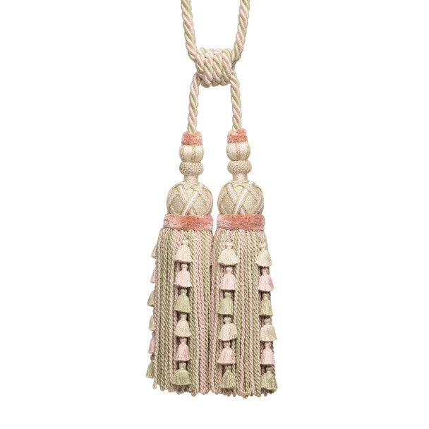Veronique Double Tassel Tieback by Samuel & Sons in Blossom