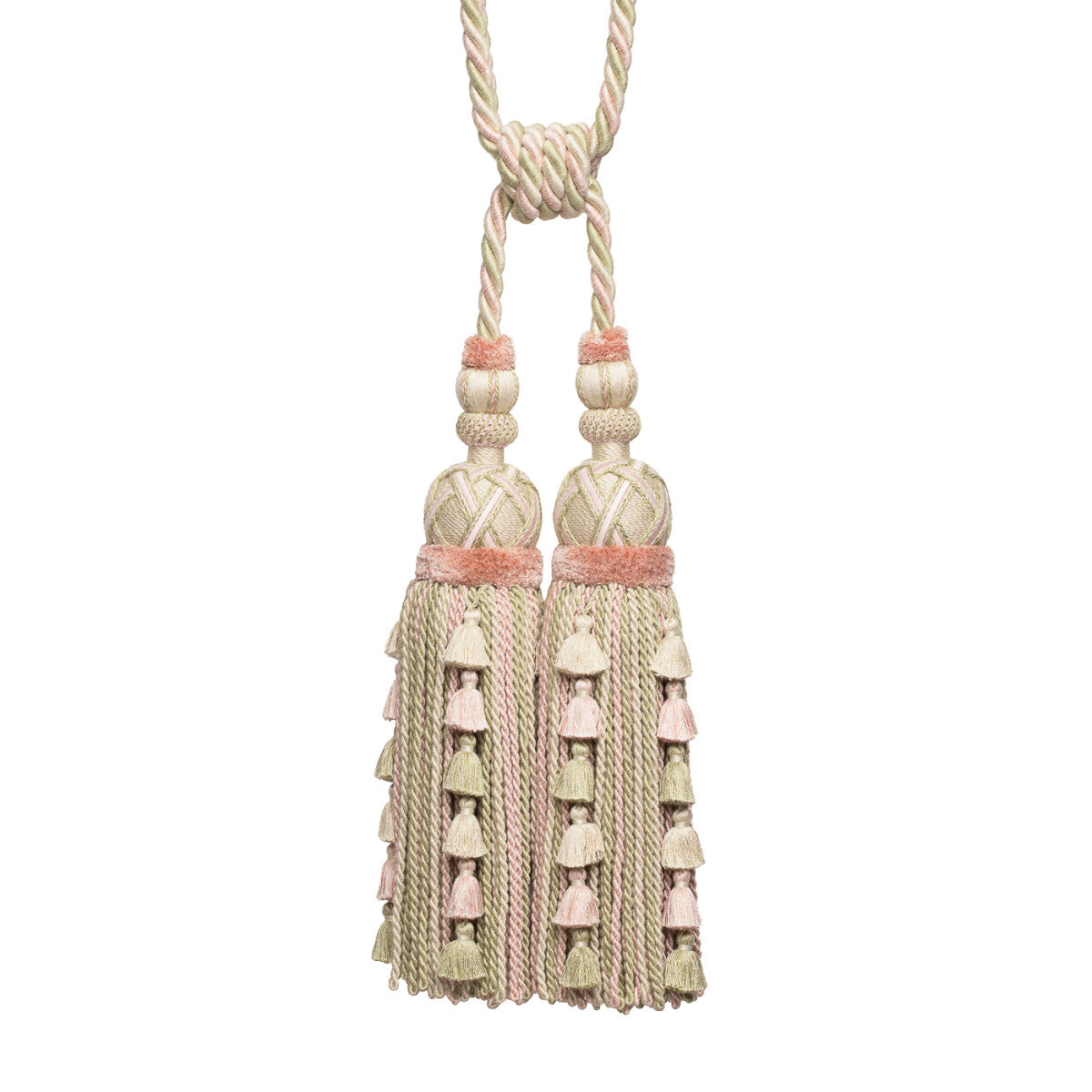 Veronique Double Tassel Tieback by Samuel & Sons in Blossom