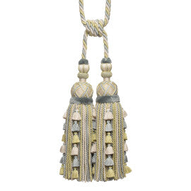 Veronique Double Tassel Tieback by Samuel & Sons in Meadow