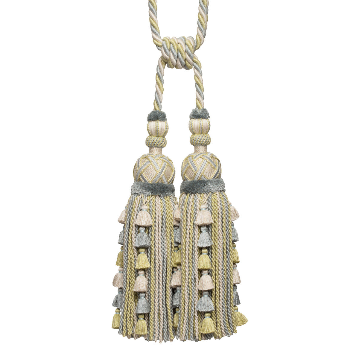 Veronique Double Tassel Tieback by Samuel & Sons in Meadow