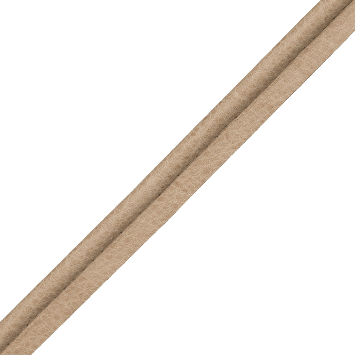 Solferino Vintage Leather Piping Trim by Samuel & Sons in Sand