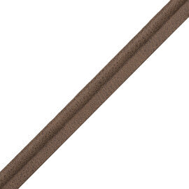 Solferino Vintage Leather Piping Trim by Samuel & Sons in Tabak