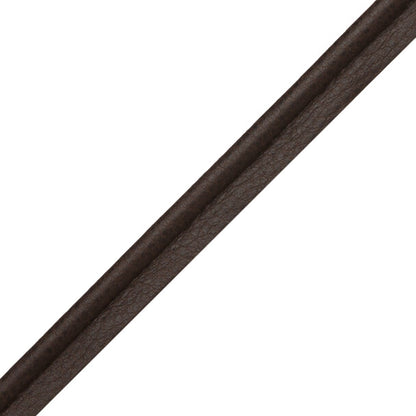 Solferino Vintage Leather Piping Trim by Samuel & Sons in Espresso