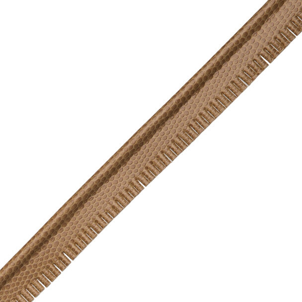 Spirito Textured Piping Trim by Samuel & Sons in Cashew