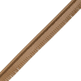 Spirito Textured Piping Trim by Samuel & Sons in Cashew