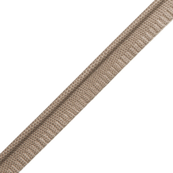 Spirito Textured Piping Trim by Samuel & Sons in Stone Taupe