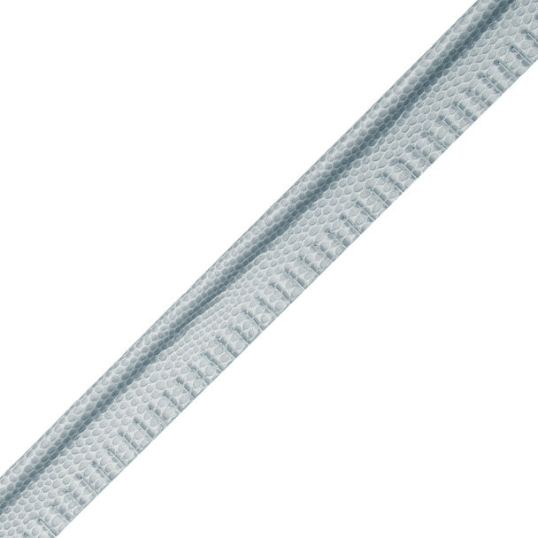 Spirito Textured Piping Trim by Samuel & Sons in Frost
