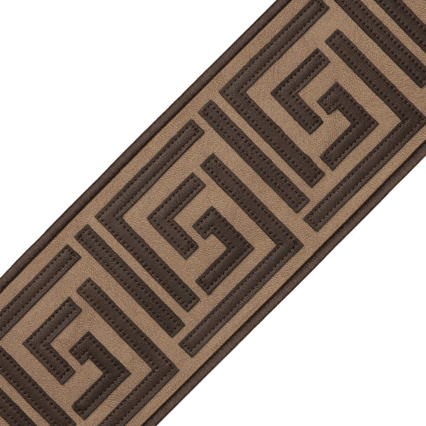 Venezia Appliqué Border Trim by Samuel & Sons in Cioccolato
