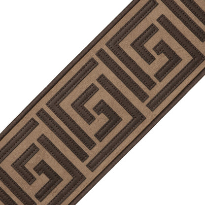 Venezia Appliqué Border Trim by Samuel & Sons in Cioccolato