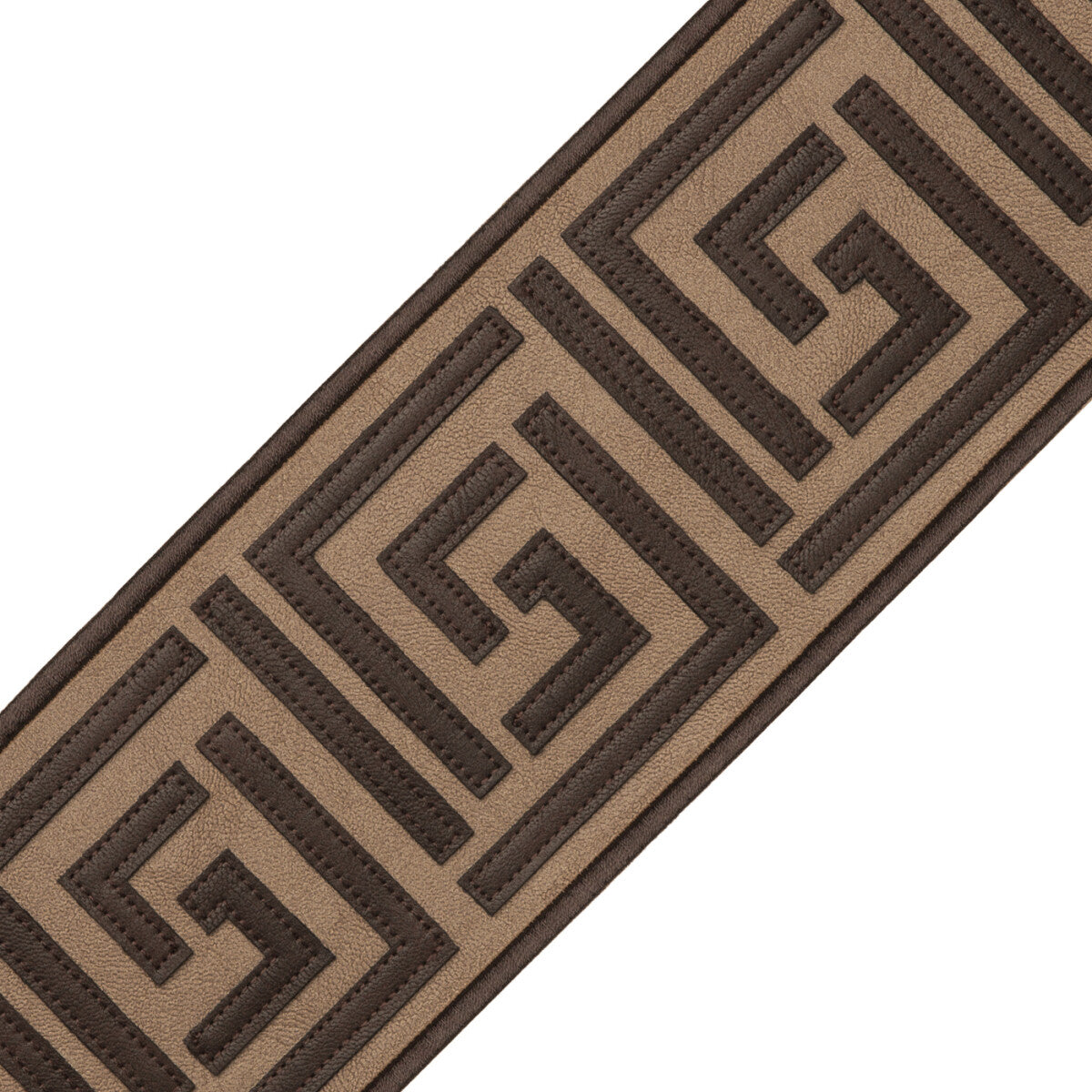 Venezia Appliqué Border Trim by Samuel & Sons in Cioccolato