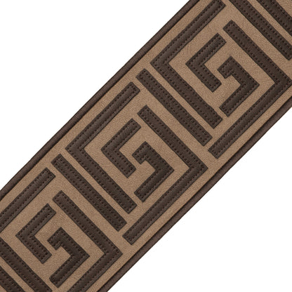 Venezia Appliqué Border Trim by Samuel & Sons in Cioccolato