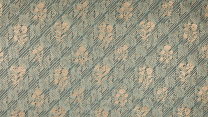 Jupon Bouquet Vintage blue-green & gold