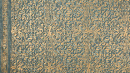 Moresco Vintage blue-green & gold