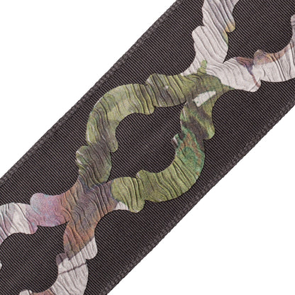 Virtuoso Appliqué Border Trim by Samuel & Sons in Armor