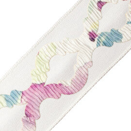 Virtuoso Appliqué Border Trim by Samuel & Sons in Iris