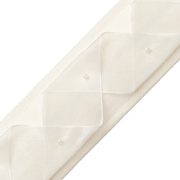 Sashay Appliqué Border Trim by Samuel & Sons in Sail