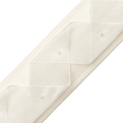 Sashay Appliqué Border Trim by Samuel & Sons in Sail