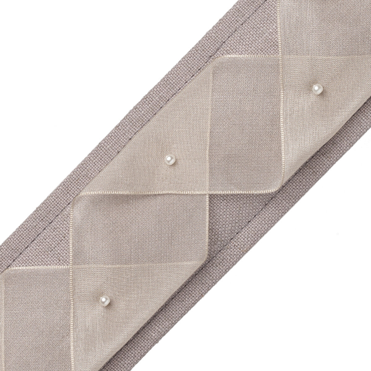 Sashay Appliqué Border Trim by Samuel & Sons in Heather