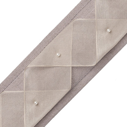 Sashay Appliqué Border Trim by Samuel & Sons in Heather