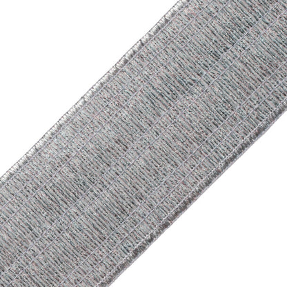 Merengue Pleated Metallic Border Trim by Samuel & Sons in Tidewater