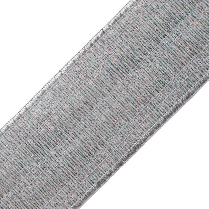 Merengue Pleated Metallic Border Trim by Samuel & Sons in Tidewater