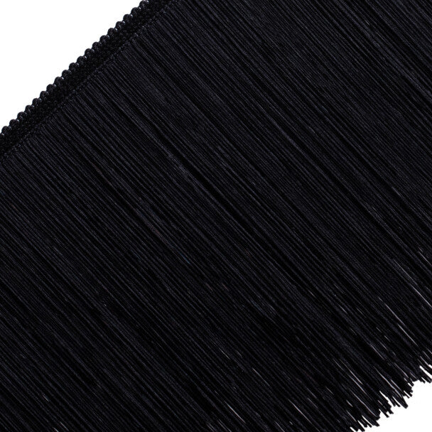 Barcelona Ombré Fringe Trim by Samuel & Sons in Onyx